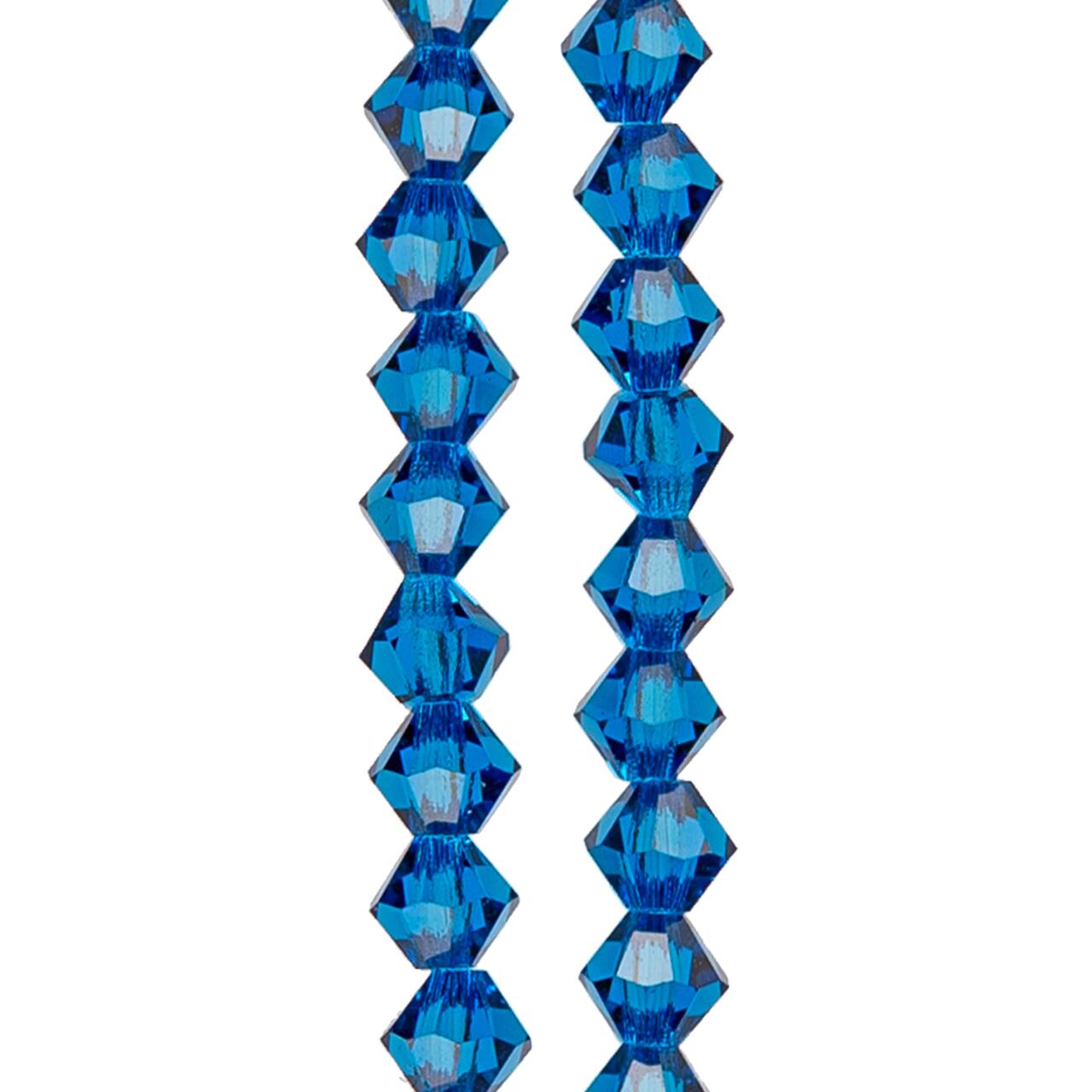 12 Pack: Preciosa® Czech Crystal Bicone Beads, 4mm by Bead Landing™